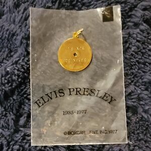 Elvis Presley Gold Pendant Collectible!